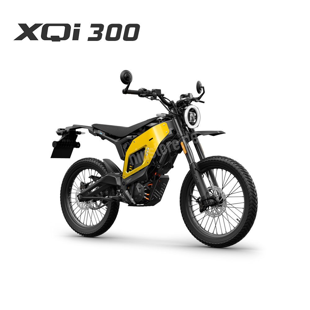 NIU XQi 300 Elektroroller in Gelb, leichtes Elektro-Moped für Stadt und Gelände bei NIU Frankfurt.