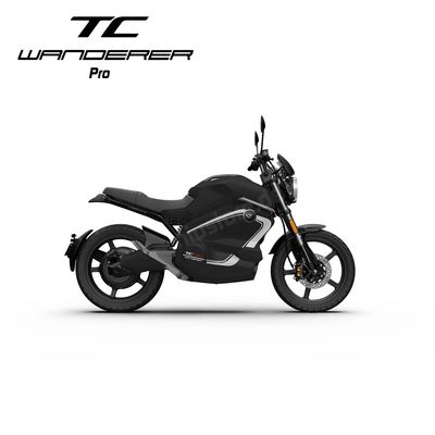 Elektro-Motorrad, VMOTO TC Wanderer Pro in der Farbe schwarz