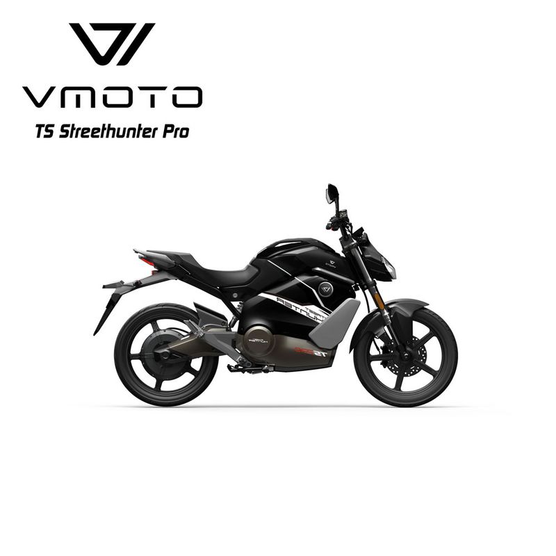 VMOTO TS Streethunter Pro, Elektro-Motorrad in schwarz