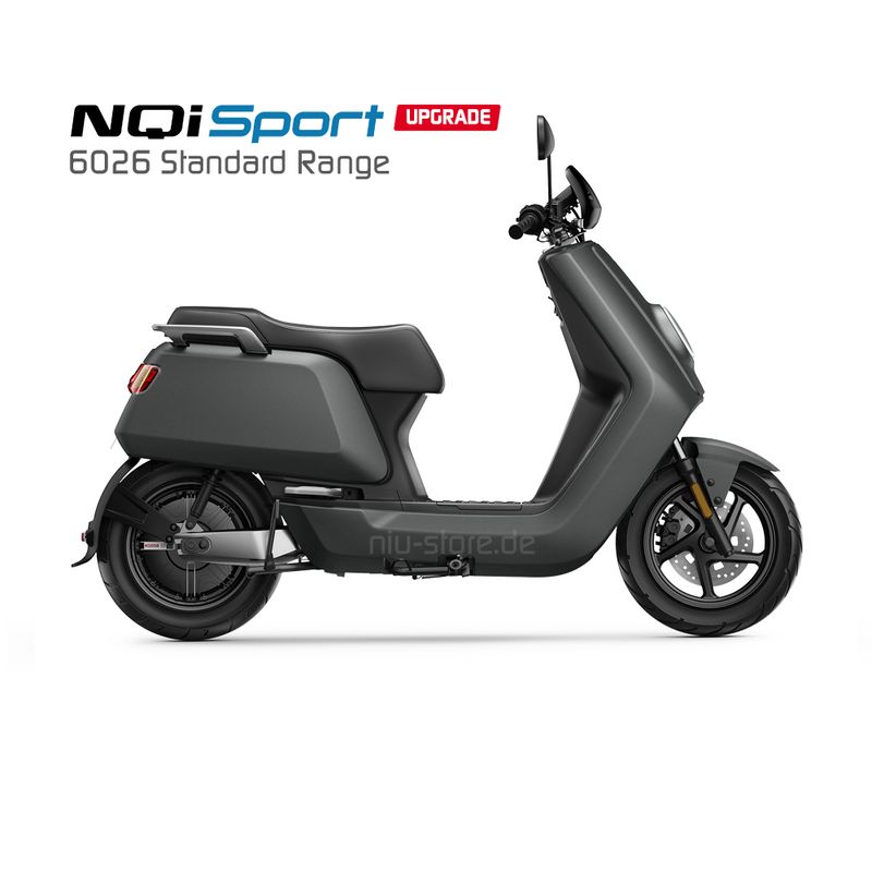 NIU NQi Sport 6026 Elektro-Roller in Grau – moderner Elektroroller für Alltag und kurze Strecken