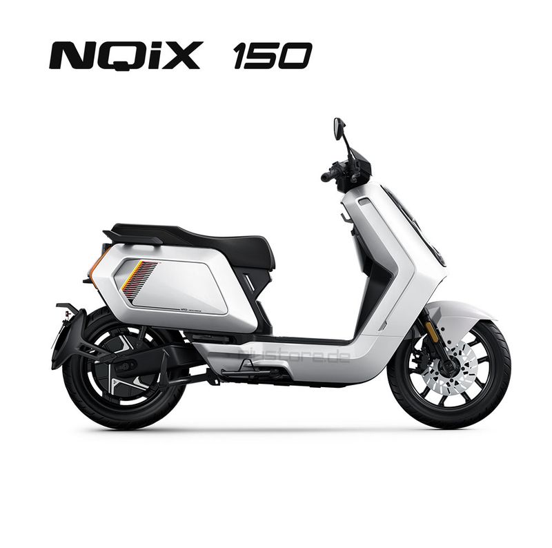 Dein neuer NIU NQiX 150 Elektroroller – zeitloses Design mit moderner Technik für deinen entspannten Weg durch die Stadt.

