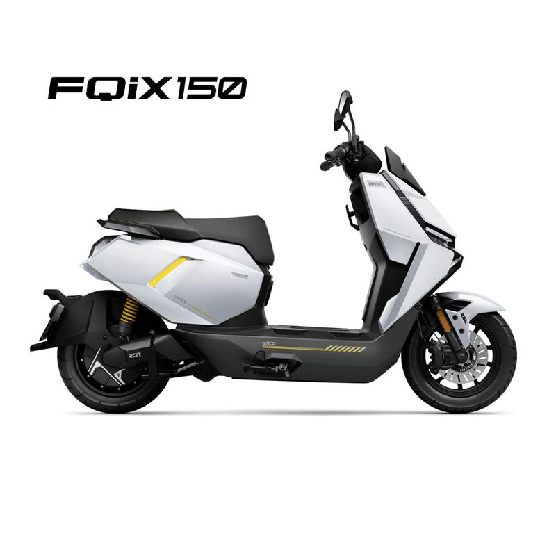 NIU FQiX 150 Elektroroller in Weiß – Seitenansicht im Onlineshop
