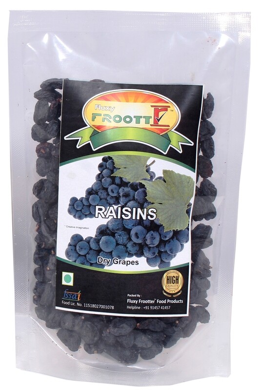 FLUXYFROOTTR BLACK KISMIS | PREMIUM CHEWY | BLACK RAISIN Raisins  (250 g, Pouch)