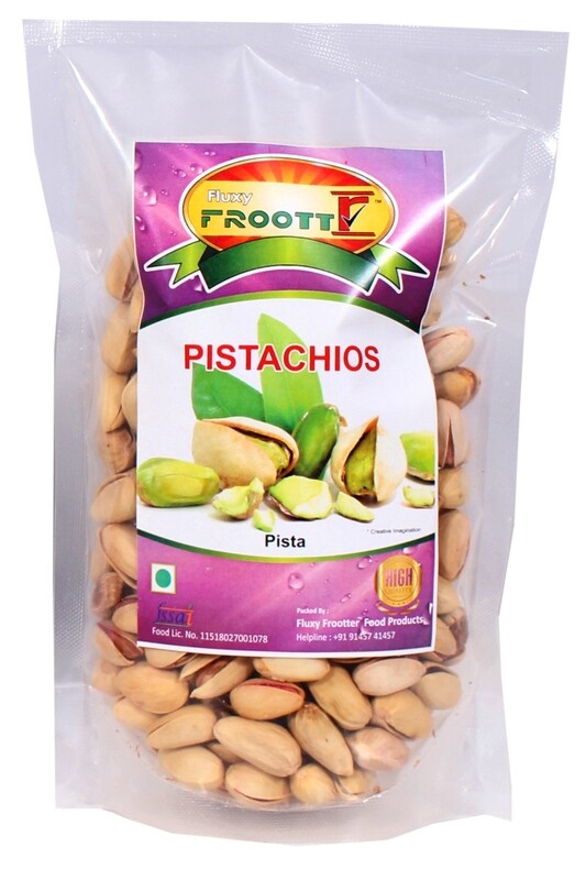 FLUXYFROOTTR PISTACHIO | PREMIUM SALTY SHELLED NUTS | NUTS Pistachios  (250 g, Pouch)