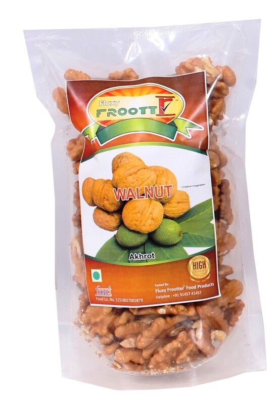 FLUXYFROOTTR WALNUT | WALNUT KERNELS | 250 GM POUCH Walnuts