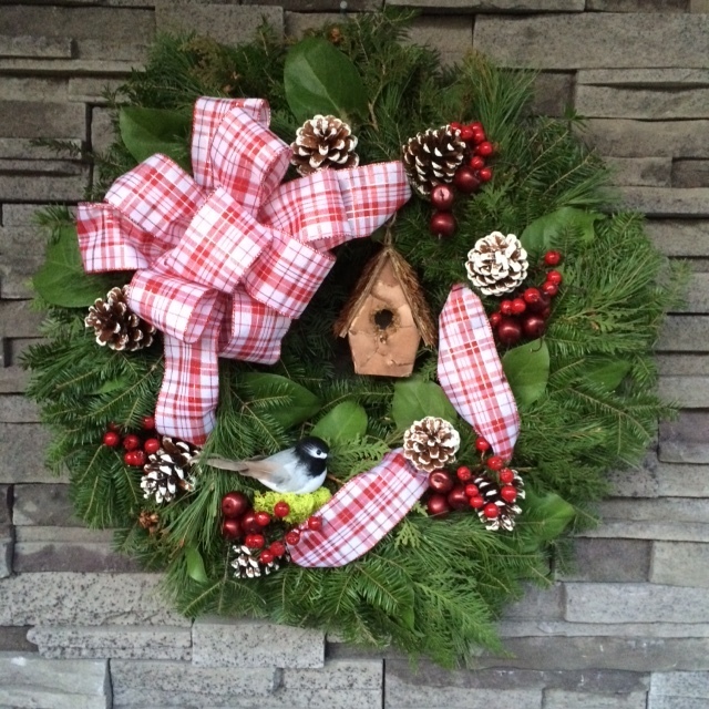 &quot;Country Winter&quot; Wreath