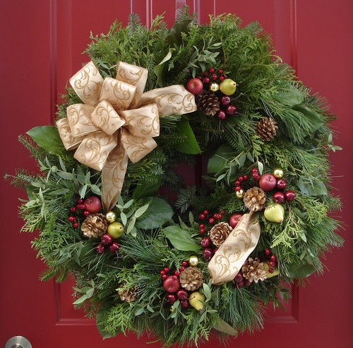 Holiday Gold Wreath