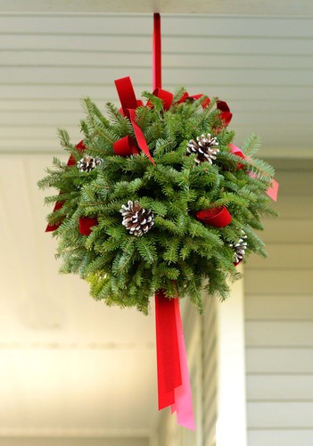 Holiday Kissing Ball