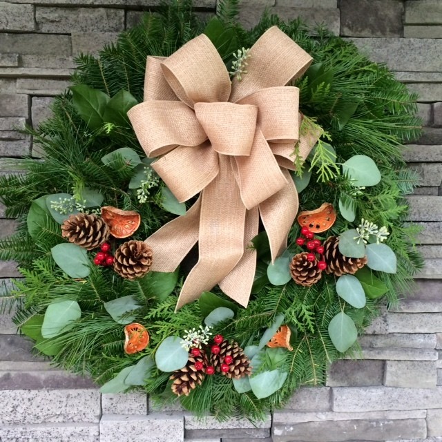 Deluxe Burlap Wreath
