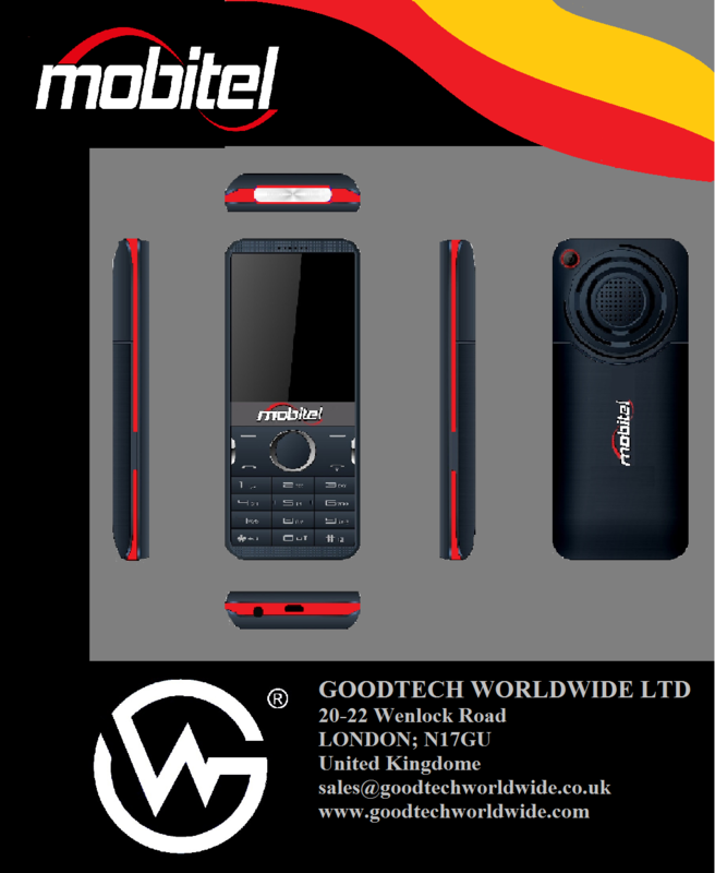 MOBITEL MM8 Black+ Red seal