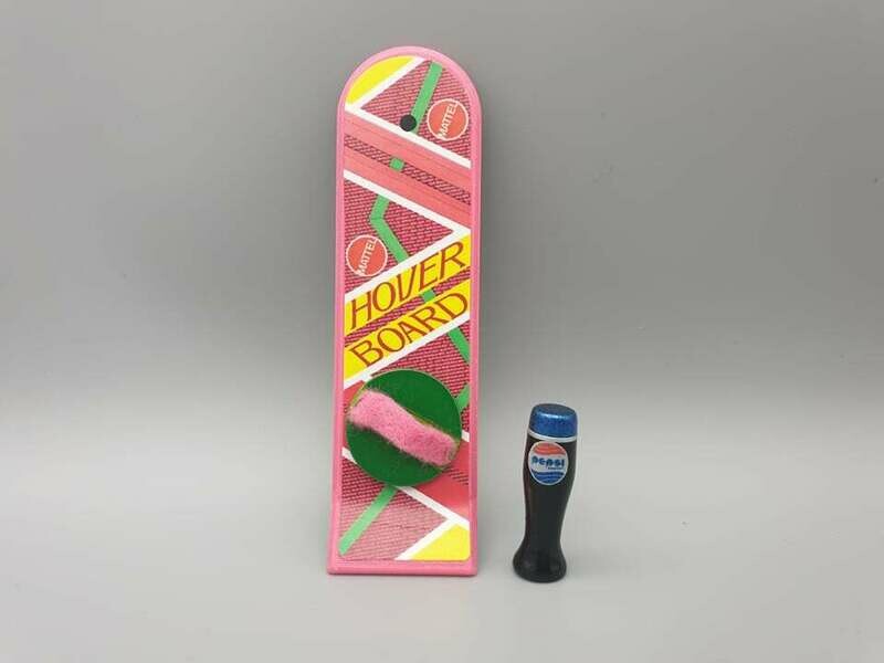 DeLorean 1:8 scale Hoverboard &amp; Pepsi Perfect