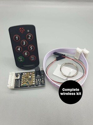 DeLorean 1:8 scale Wireless 1 to 6 Switch Kit