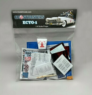 Ghostbusters 1:8 Scale Ecto-1 Miniature Paper Props (pack 2)