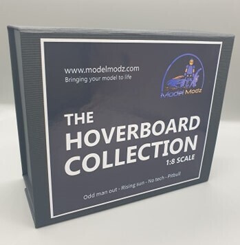 DeLorean 1:8 scale Complete hoverboard collection