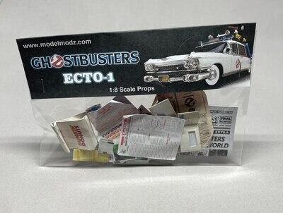 Ghostbusters 1:8 Scale Ecto-1 Miniature Paper Props (pack 3)