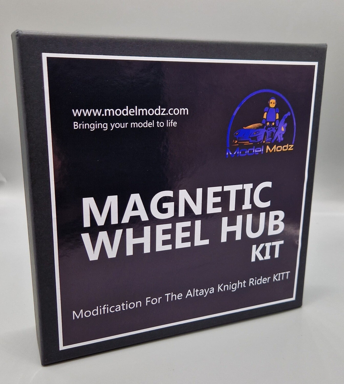 Magnetic wheel hub set