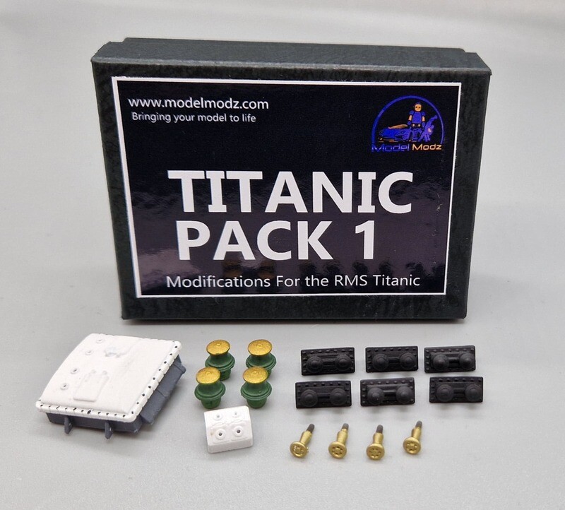 RMS TITANIC 1:200 Scale PACK 1 Mod, Option: Painted Kit