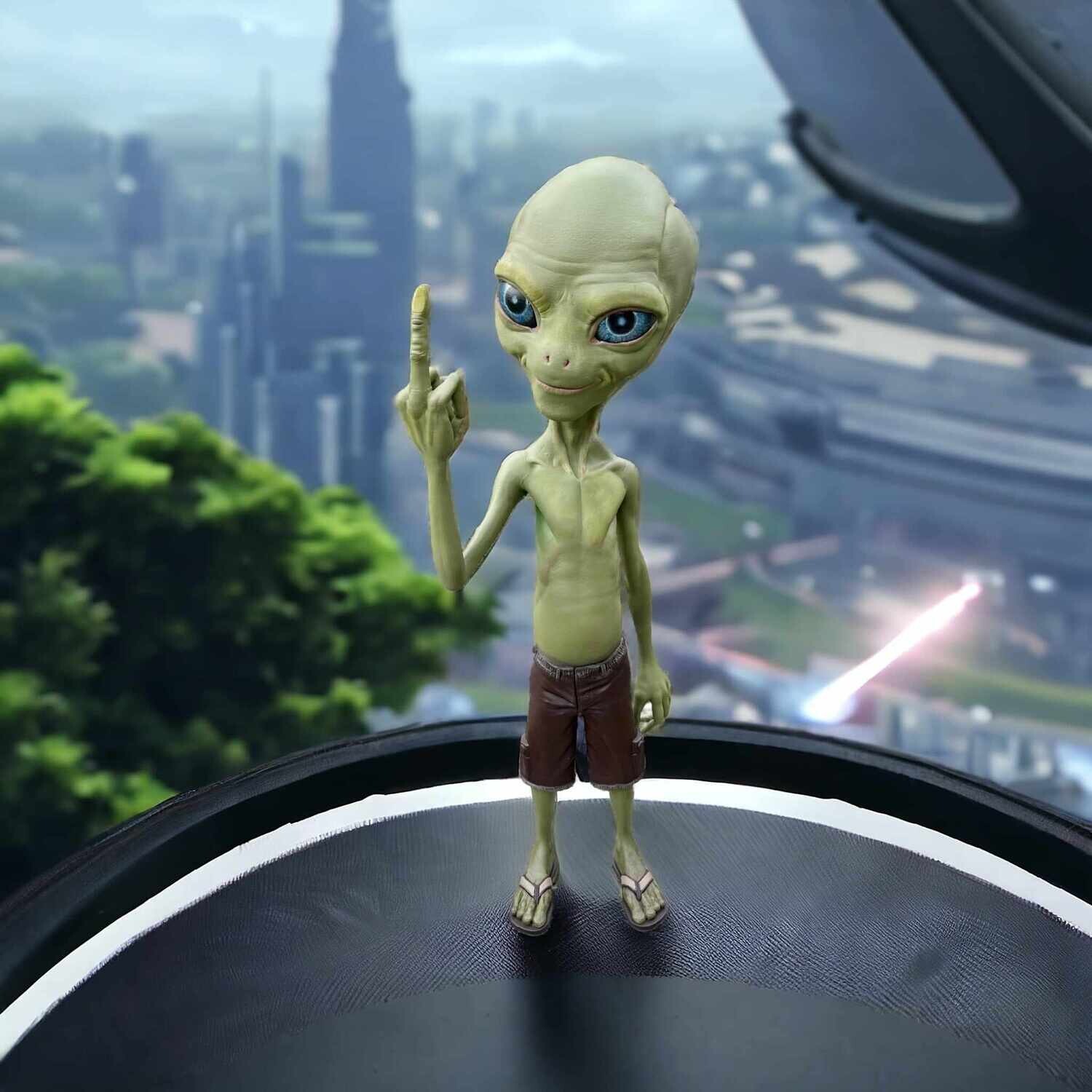 Paul Alien 1:1 Scale 3D Printed Unpainted Kit 140cm Tall