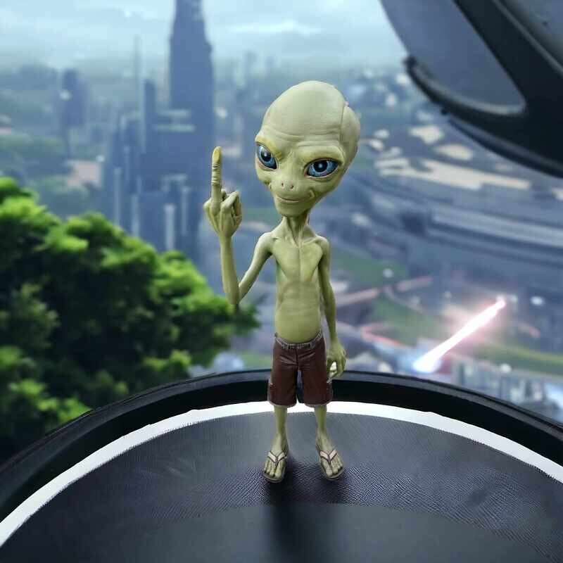 Paul Alien 1:1 Scale 3D Printed Unpainted Kit 140cm Tall