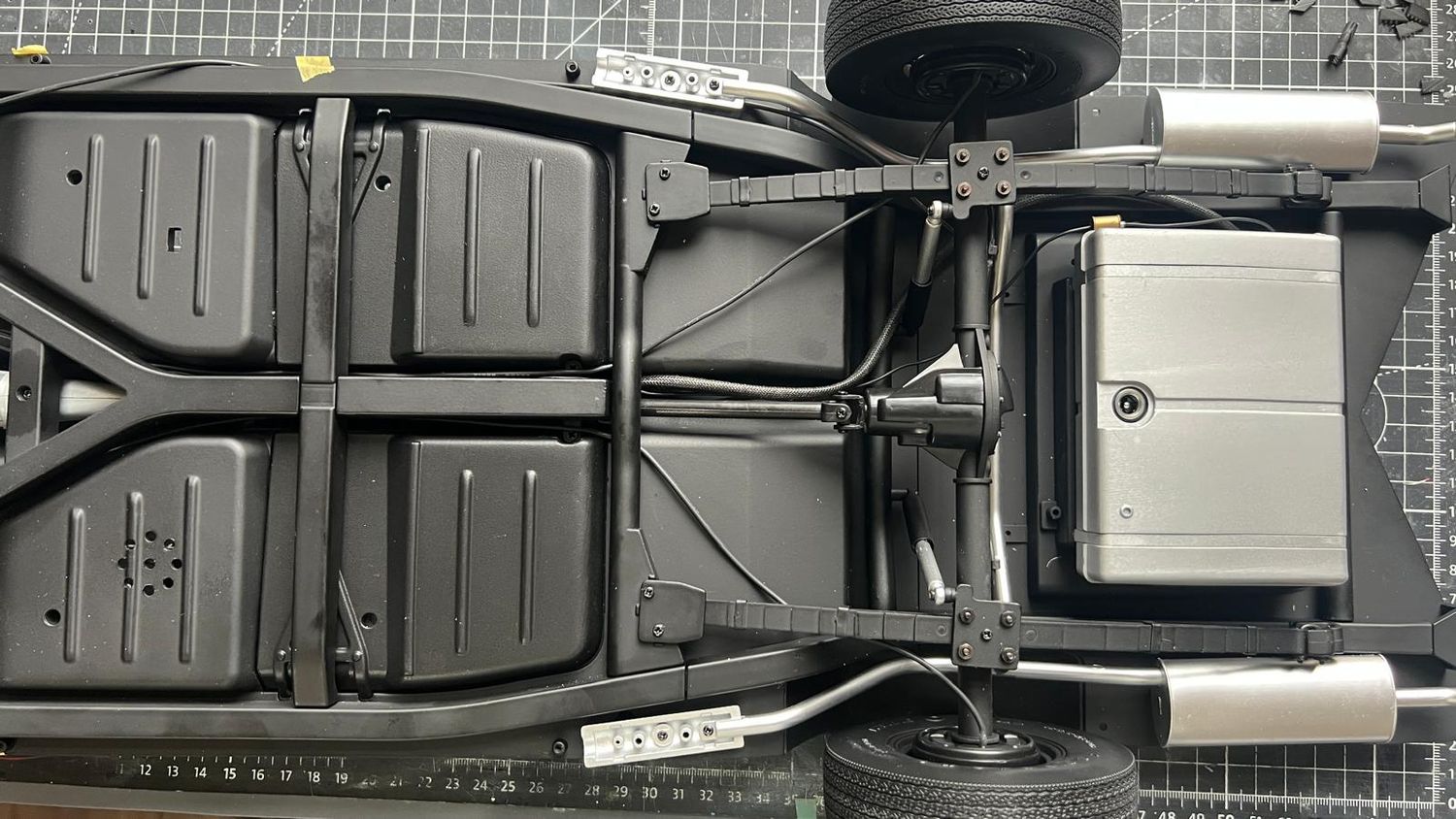 Batmobile Bat 66 Floor Panel,  Fuel Tank &amp; Power Mod Kit