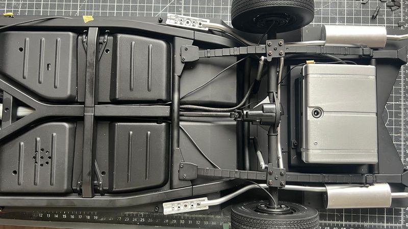 Batmobile Bat 66 Floor Panel,  Fuel Tank &amp; Power Mod Kit