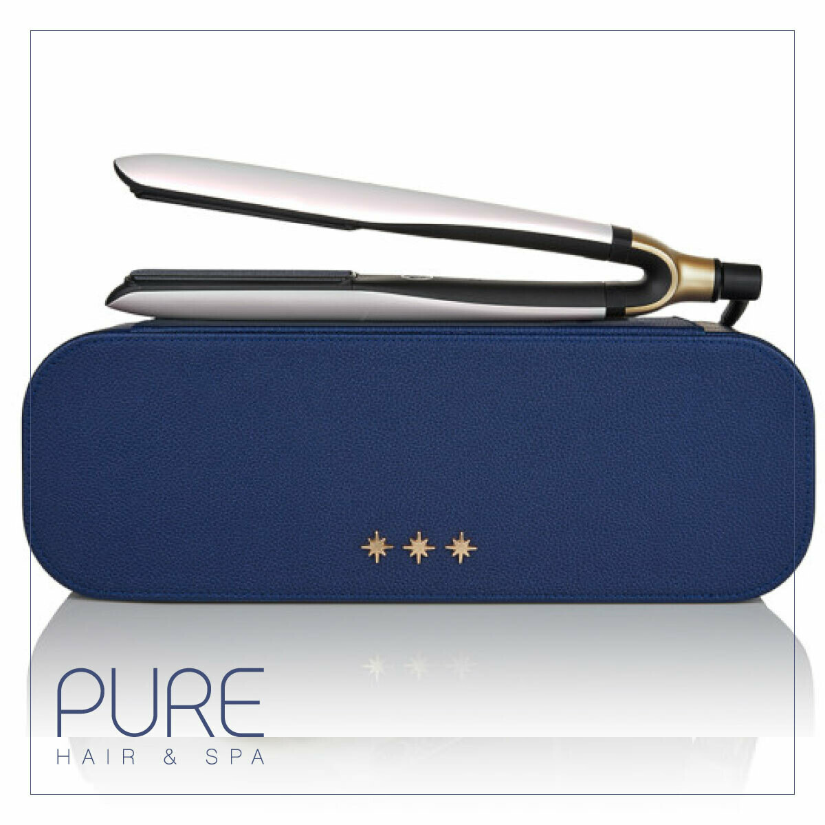 ghd platinum+ hair straightener in iridescent white ghd platinum+ hair straightener in iridescent white