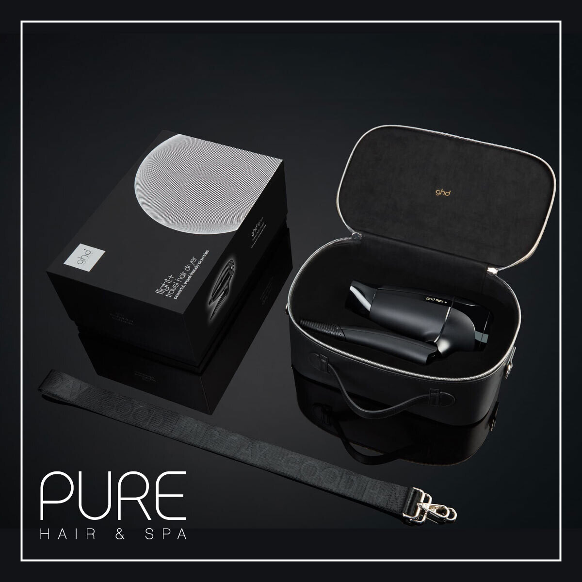 ghd flight+ travel hair dryer