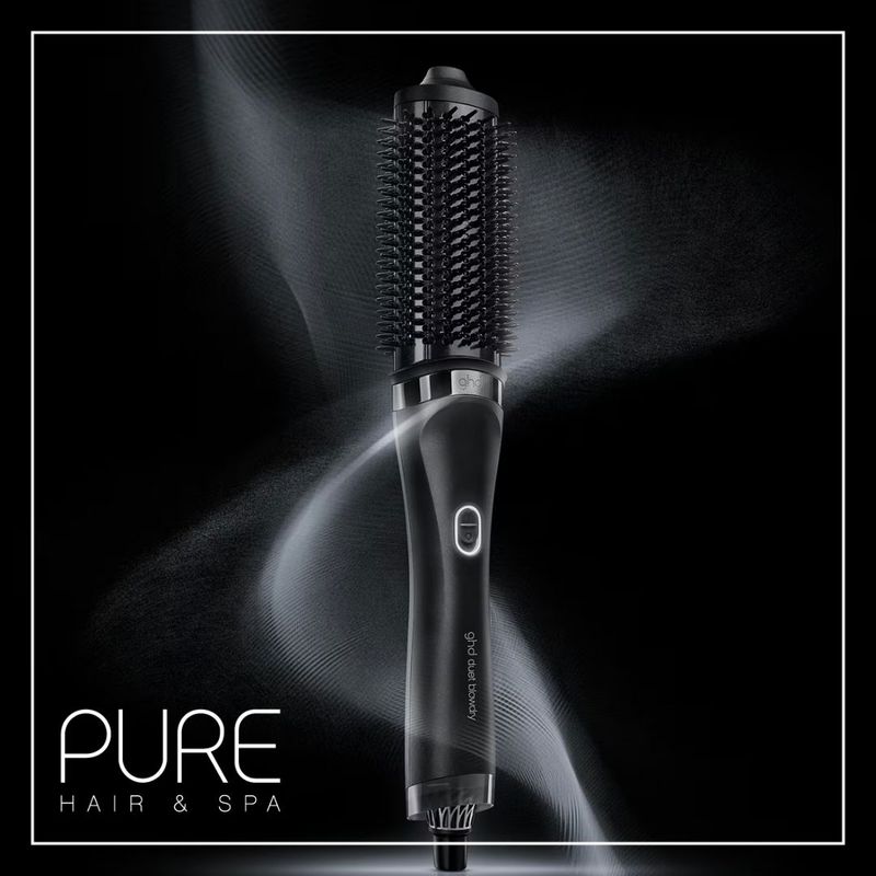 ghd Duet Blowdry Hair Dryer Brush in Black