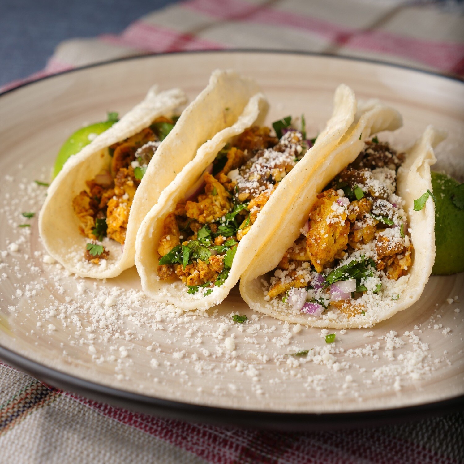 Turkey Chorizo & Egg Tacos Turkey Chorizo & Egg Tacos