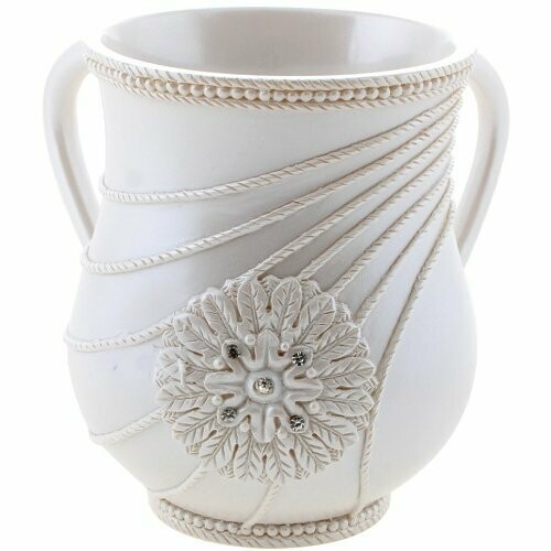 Wash Cup Elegant Poly resin Washing Cup 13.5 cm
