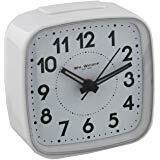 Westime Quartz Alarm Clock Silent Sweep No Tick Loud Beep