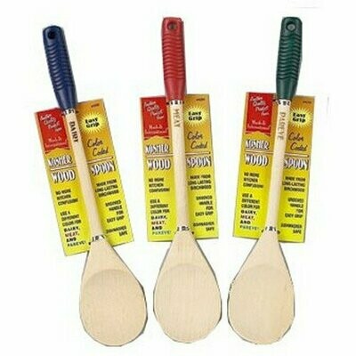 Kosher Colour Wooden Spoon. Red, Green ,Blue.