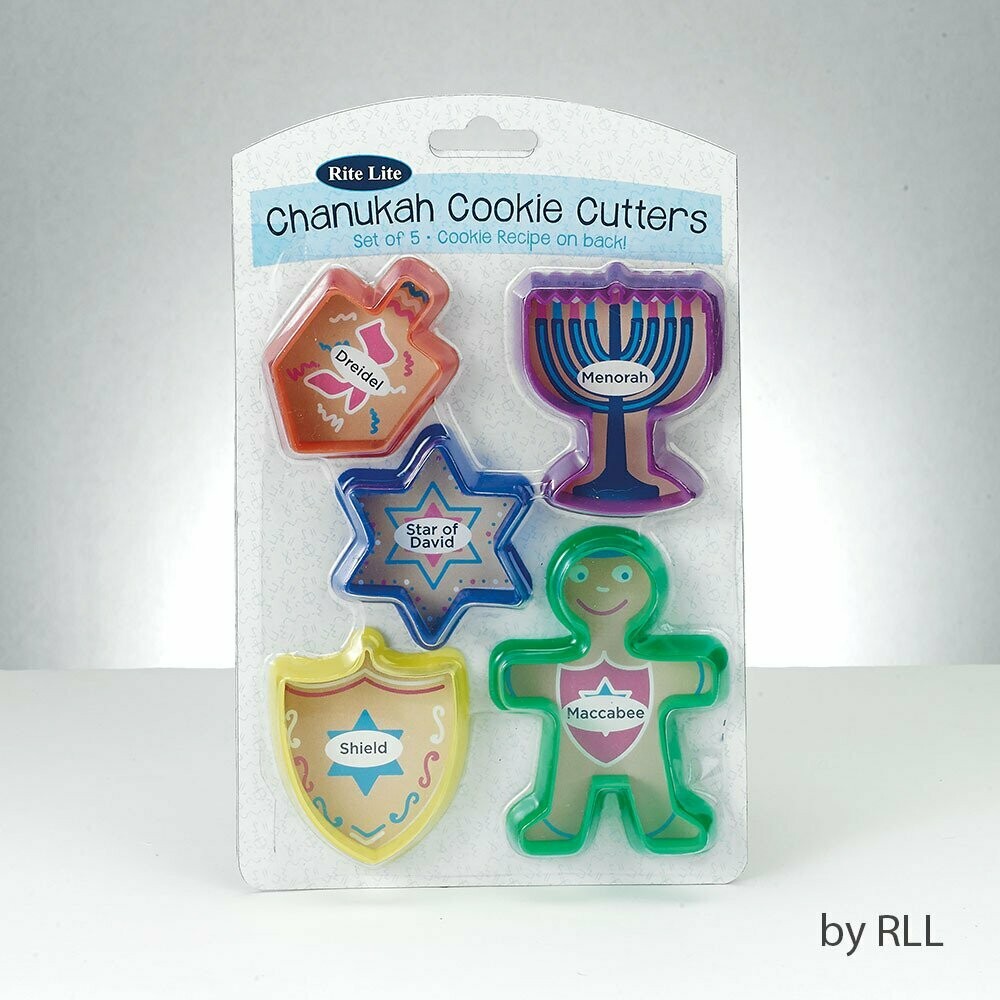 Chanukah Cookie Cutters 5pc