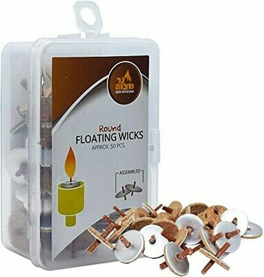 Floating Wicks Round 50pc