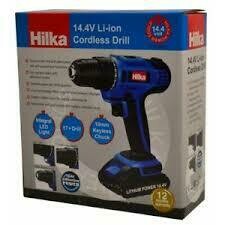 Hilka Cordless Drill 14v,12v, Drill Bit Set,Home tool kit ,