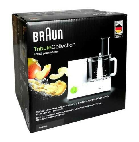 Braun FP3010 220 Volt Food Processor With 7 Accessories (Non-USA) for  Europe
