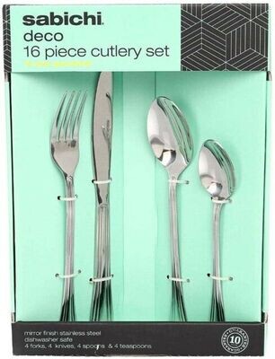 Sabichi Deco Cutlery set