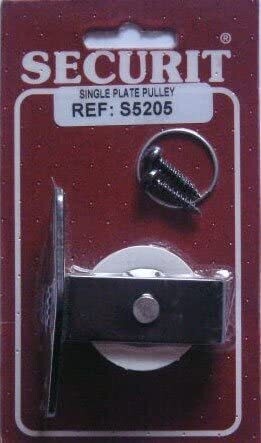Securit Single Plate Pulley 38mm