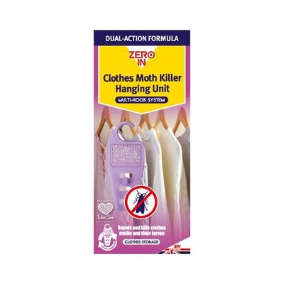 Zero In Clothes Moth Killer Hanging Unit Zero In Clothes Moth Killer Hanging Unit