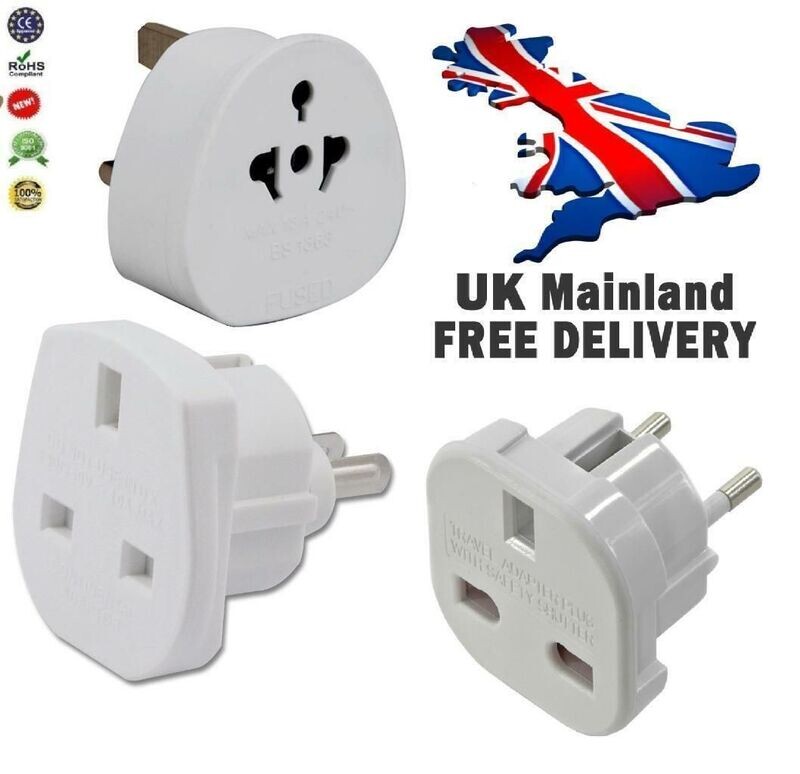 Travel Adaptors' UK to EU,US .Swiss
