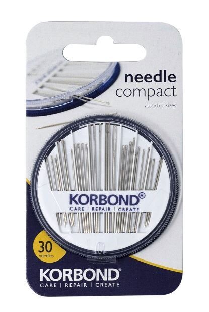 Sewing Accessories, Needles, Pins Accessories., korbond range: Needle Compact Assorted sizes 30pc