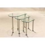 nest of glass tables