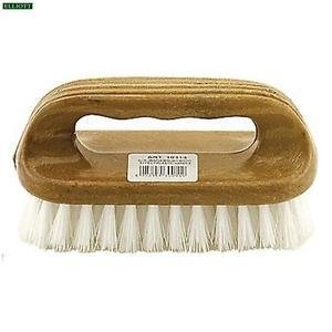 Elliott Plastic Scrubbing Brush With Wood Effect Handle