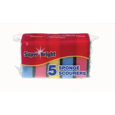 super bright sponge scourers