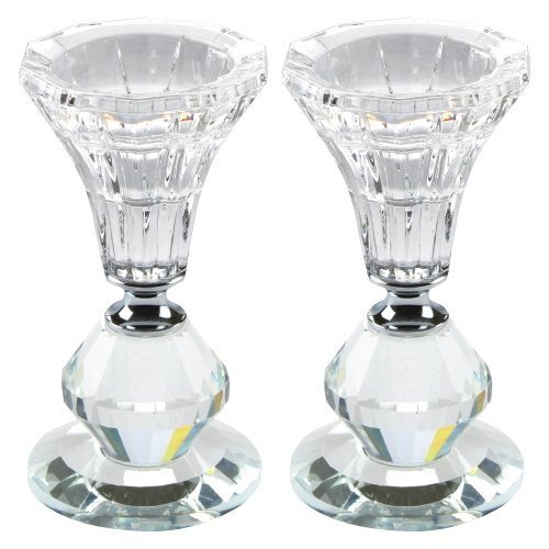 Crystal Candlesticks 11cm 54313