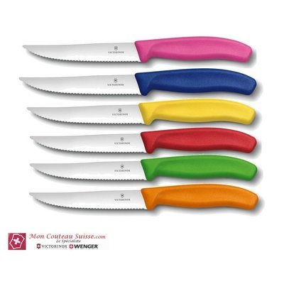Victorinox Kitchen Knives UK,Swiss pizza Knife With Wavy Blade 12cm