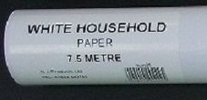 Household  Shelf Paper Roll White 7.5 MTR