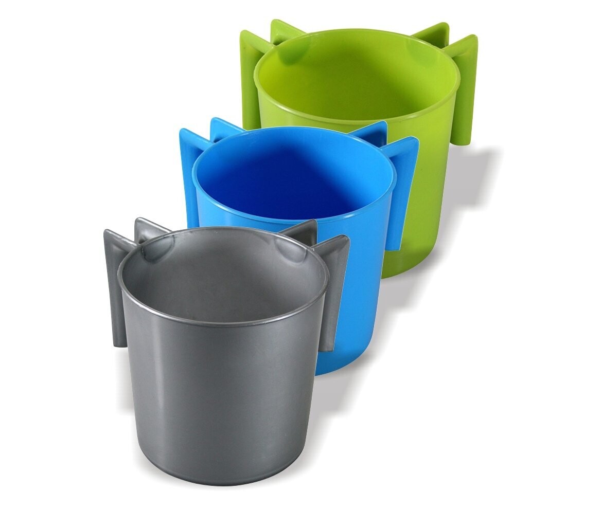 Washing Cups (Teplech, Keilei), wash cups: ​Plastic Wash Cup Assorted Colours Round base