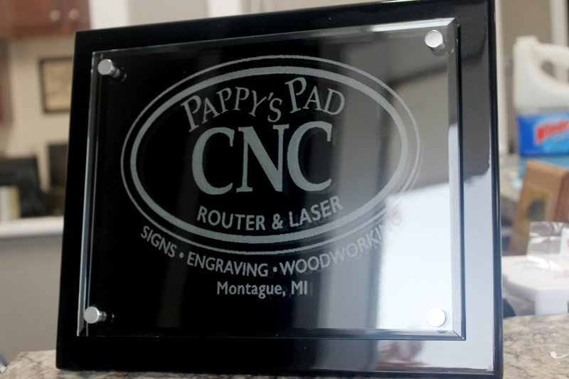 Laser Print Glass Sign