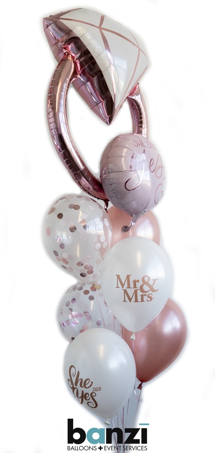 Mr & Mrs Balloon Bouquet